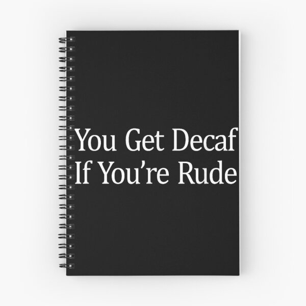 Item preview, Decaf Coffee Funny Quotes designed and sold by goombi-creative.