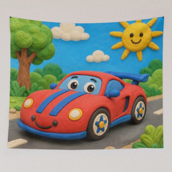Item preview, Race car - clay designed and sold by AcornAndPebble.