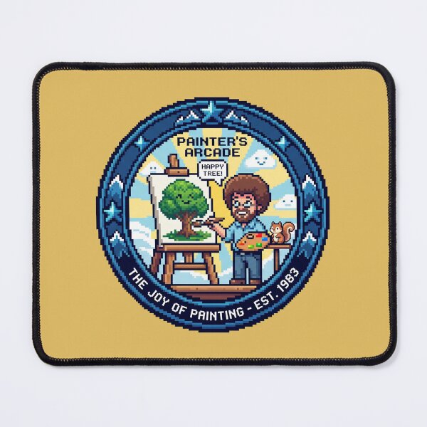Item preview, Bob Ross Pixel Art designed and sold by Karamram Studio.