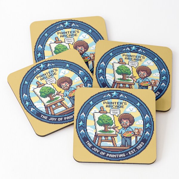 Item preview, Bob Ross Pixel Art designed and sold by Karamram Studio.