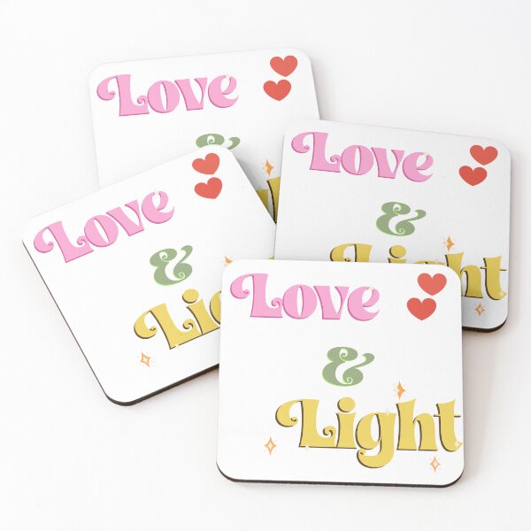 Item preview, Retro Love and light positivity quote designed and sold by Navitaloves.