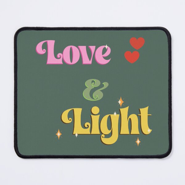 Item preview, Retro Love and light positivity quote designed and sold by Navitaloves.