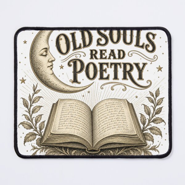 Item preview, Old Souls Read Poetry Ancient Moon Book Printing designed and sold by BoosterShop.