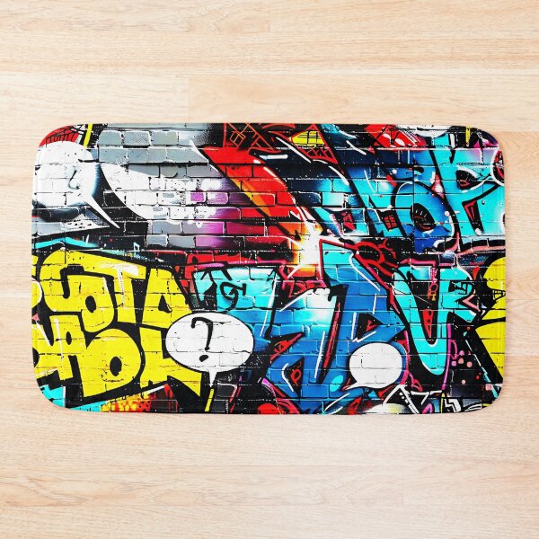 Item preview, Grafitti-Inspired Colorful Urban Industrial Mural-Style Art  designed and sold by DEC02.