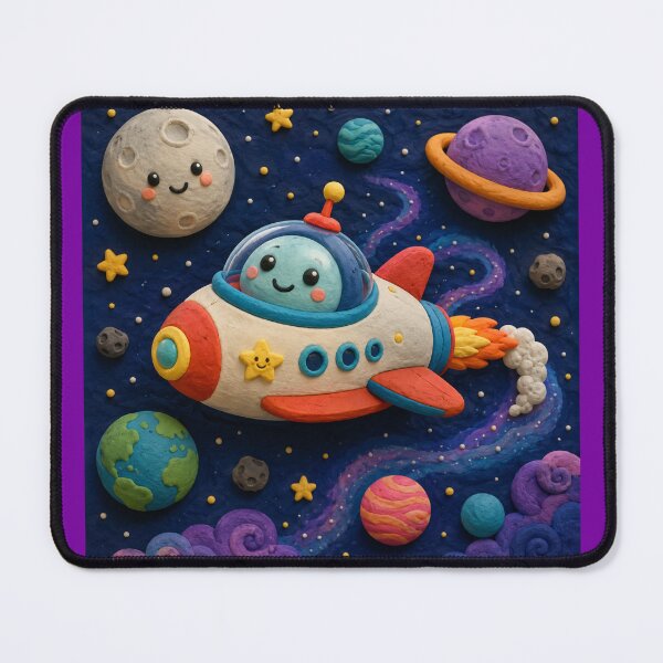 Item preview, Space Ship - clay designed and sold by AcornAndPebble.