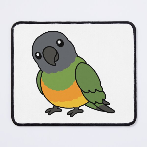 Item preview, Cute Chubby Senegal Parrot designed and sold by Doodlywood.