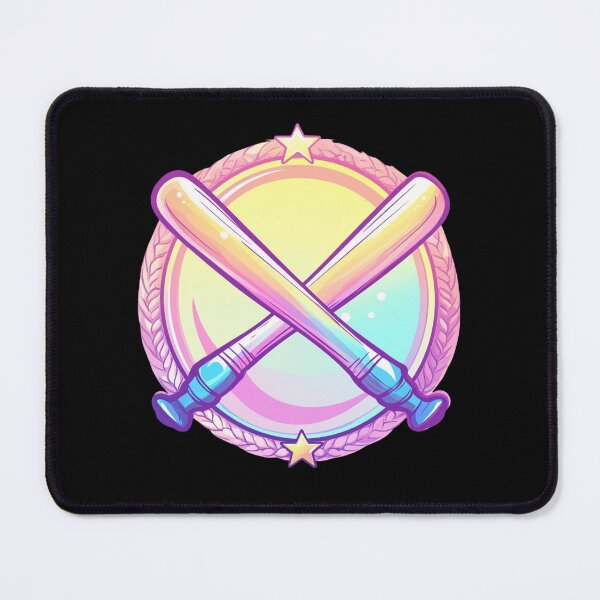 Item preview, Crossed Baseball Bats Emblem designed and sold by rustonpoldoks.