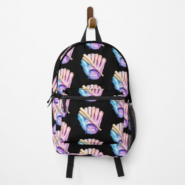 Item preview, Colorful Baseball Glove and Bat designed and sold by rustonpoldoks.