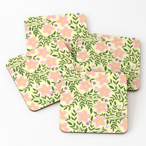 Item preview, Retro Pink Flowers designed and sold by ViaARTfactory.