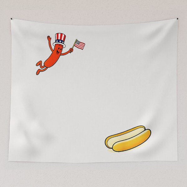 Item preview, American Patriotic Hot Dog Fourth Of July Celebration designed and sold by Hugosploosh.