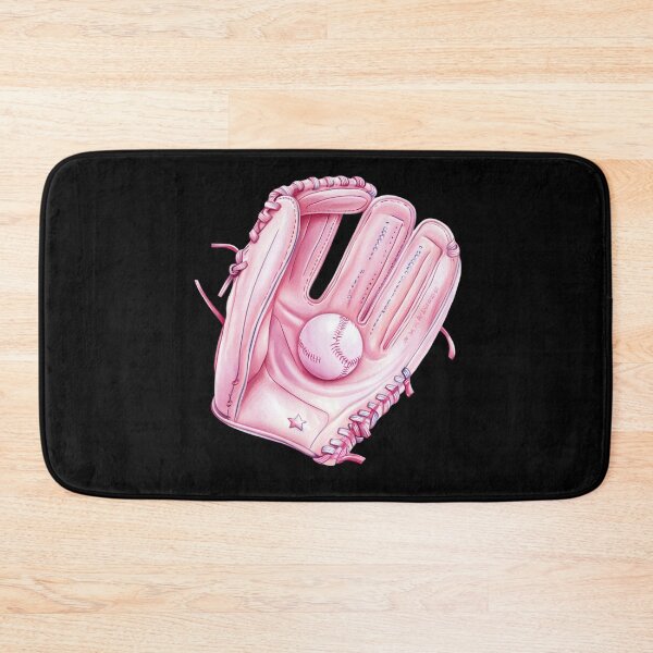 Item preview, Pink Baseball Glove with Ball designed and sold by rustonpoldoks.