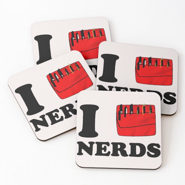 Item preview, I Love Nerds Smart People Geeky Hobby Enthusiast designed and sold by Hugosploosh.
