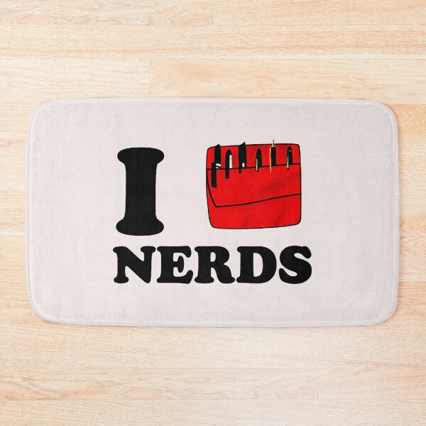 Item preview, I Love Nerds Smart People Geeky Hobby Enthusiast designed and sold by Hugosploosh.
