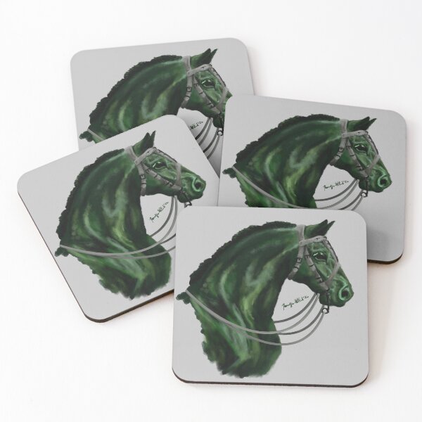 Item preview, Green Horse with Gray Bridle designed and sold by Liquid Eye.