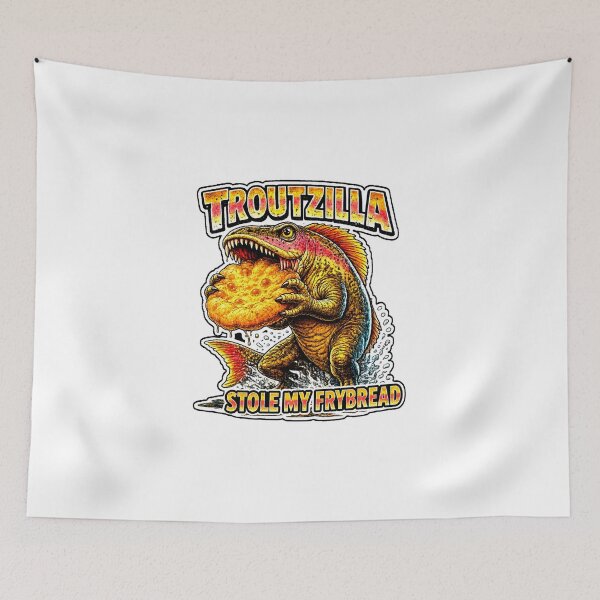 Item preview, Troutzilla designed and sold by NativeGraffix.