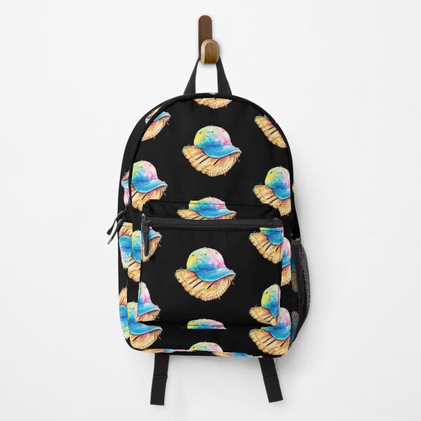 Item preview, Colorful Cap on Baseball Glove designed and sold by rustonpoldoks.