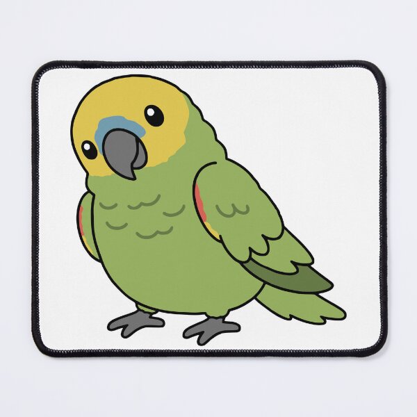 Item preview, Cute Chubby Amazon Parrot designed and sold by Doodlywood.