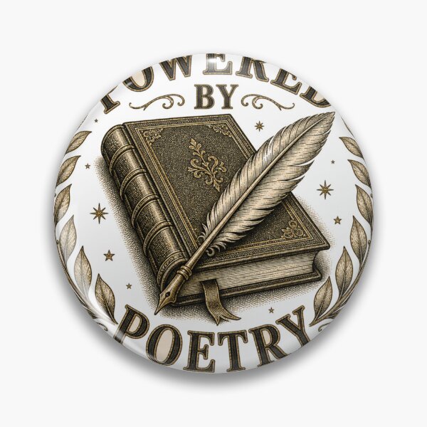Artikelvorschau, Powered by Poetry Antikes Lorbeer Emblem entworfen und verkauft von BoosterShop.