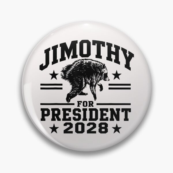 Item preview, Jimothy For President 2028 Political Humor Bear Election designed and sold by Hugosploosh.