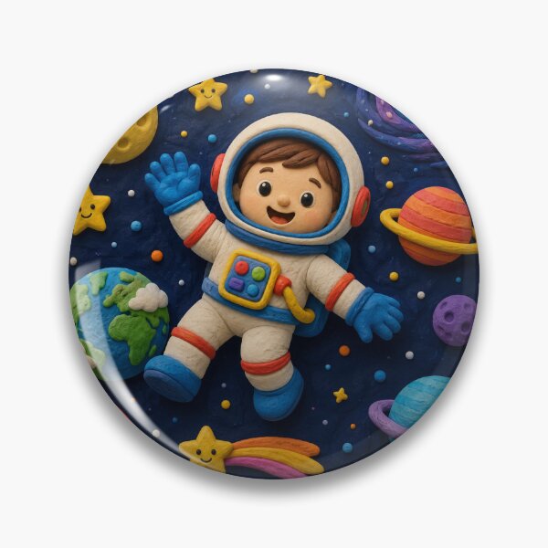 Item preview, Astronaut - clay designed and sold by AcornAndPebble.