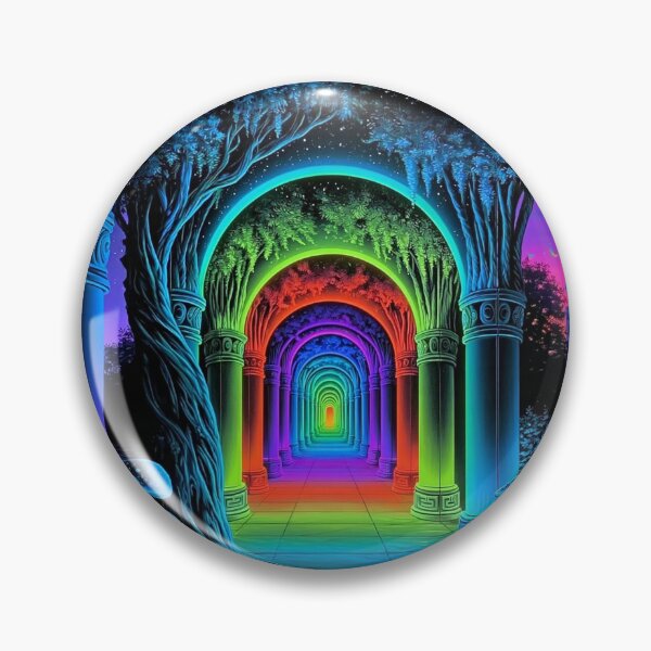Item preview, Neon Endless Labyrinth To Different Worlds designed and sold by Gypsykiss.