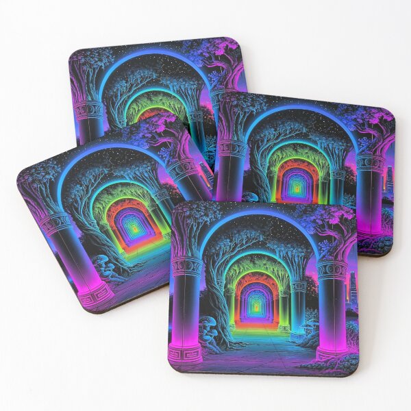 Item preview, Neon Endless Labyrinth To Different Worlds designed and sold by Gypsykiss.