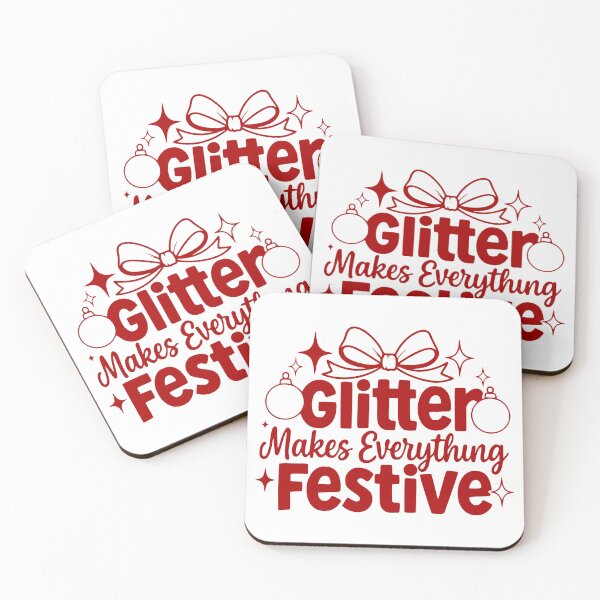 Item preview, Glitter Makes Everything Festive designed and sold by theartfulaspie.