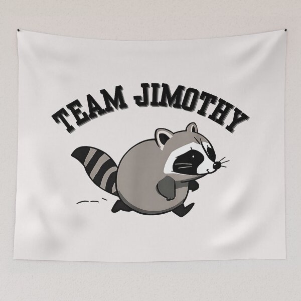 Item preview, Team Jimothy Raccoon Fan Personalized Name Wildlife Supporter Gift designed and sold by Hugosploosh.