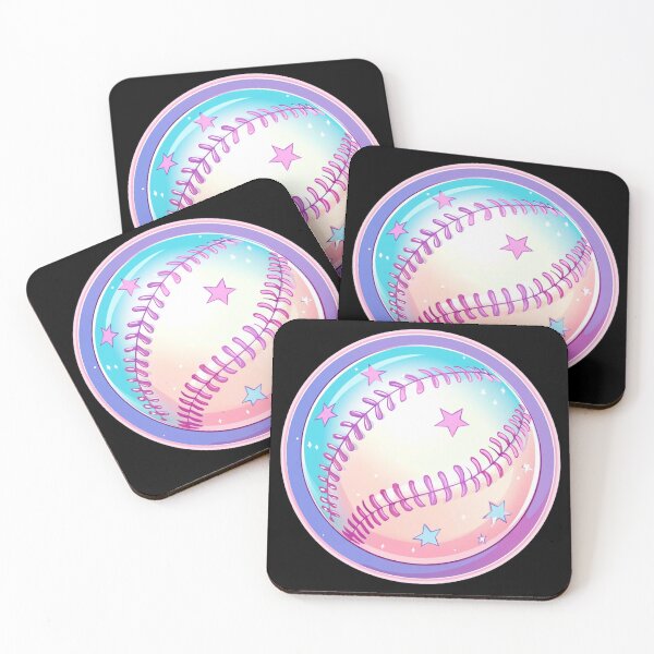 Item preview, Whimsical Starry Baseball designed and sold by rustonpoldoks.