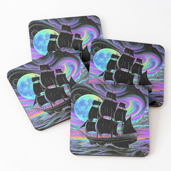 Item preview, Neon Ship In The Night designed and sold by Gypsykiss.