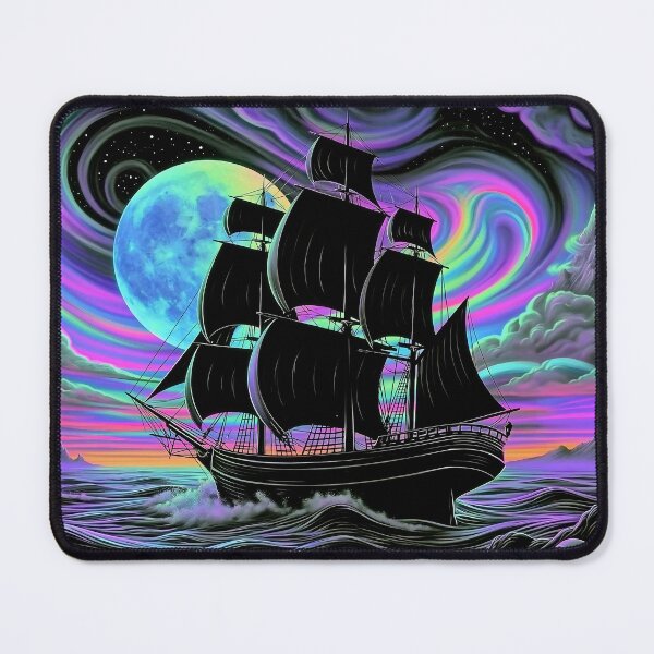 Item preview, Neon Ship In The Night designed and sold by Gypsykiss.