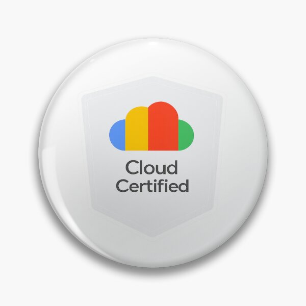 Item preview, Cloud Certified Badge Design | Google Cloud colors | Stickers, T-Shirts, Mugs, Backpacks, Pins, Notebooks & More designed and sold by I am Certified Designs.
