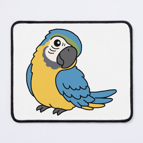 Item preview, Cute Blue and Gold Macaw Parrot designed and sold by Doodlywood.