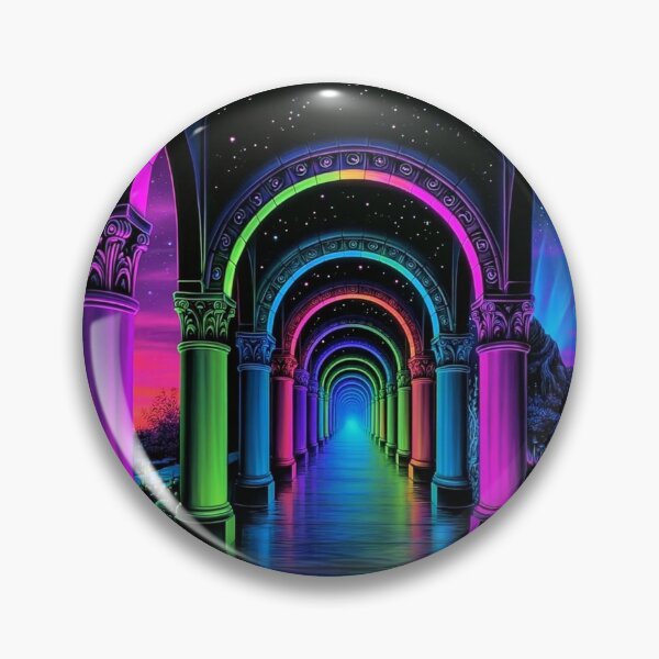 Item preview, Neon Endless Labyrinth To Different Worlds 2 designed and sold by Gypsykiss.