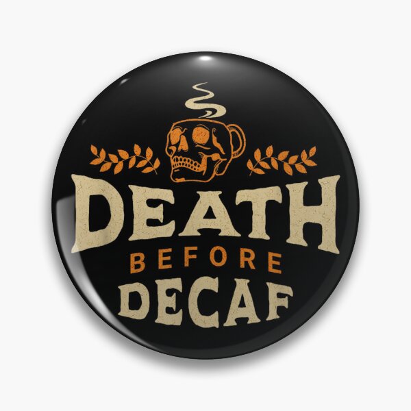 Item preview, Decaf Skeleton Skull designed and sold by goombi-creative.