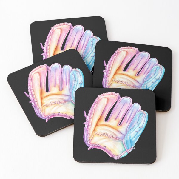 Item preview, Colorful Baseball Glove designed and sold by rustonpoldoks.