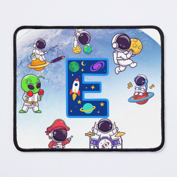 Item preview, Letter E Space Astronaut Monogram designed and sold by BoldcreationsM.