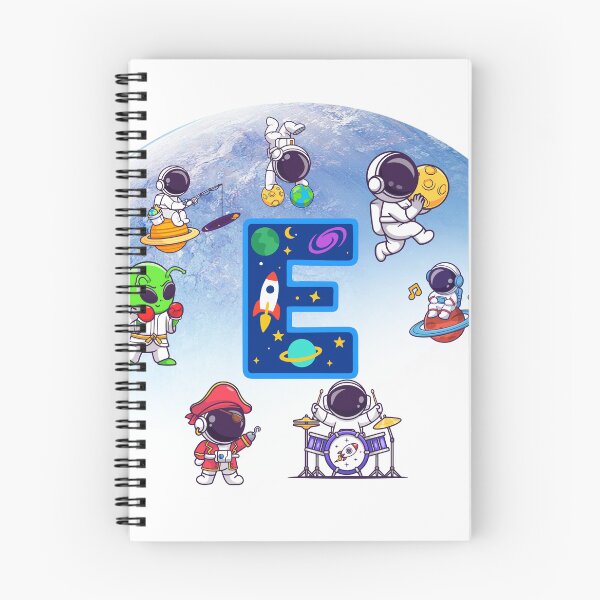 Item preview, Letter E Space Astronaut Monogram designed and sold by BoldcreationsM.