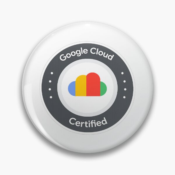 Item preview, Cloud Certified Badge Design | Google Cloud colors | Stickers, T-Shirts, Mugs, Backpacks, Pins, Notebooks & More designed and sold by I am Certified.