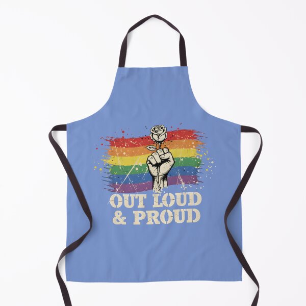 Item preview, Out Loud & Proud Rainbow Fist Pride LGBTQ Rose designed and sold by WarFX Designs.