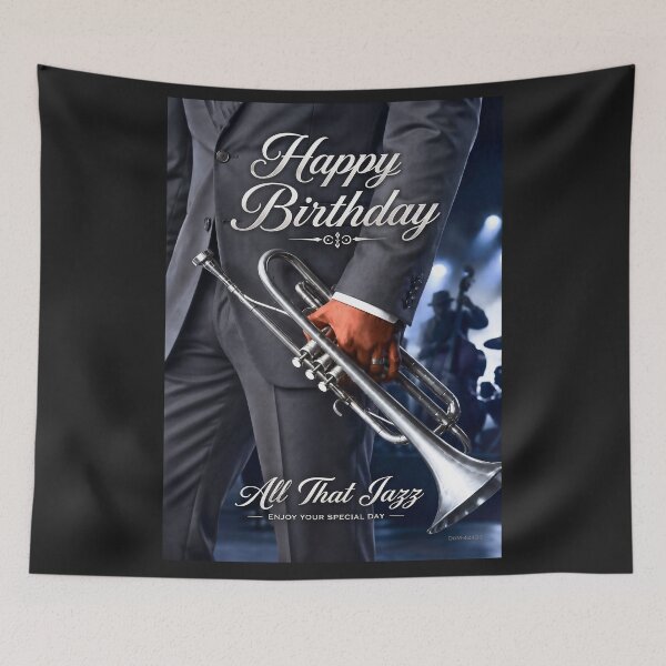 Item preview, Happy Birthday - All That Jazz - Fine Art Print - Celebrate with Music & Style designed and sold by DBM Photo Art 1.