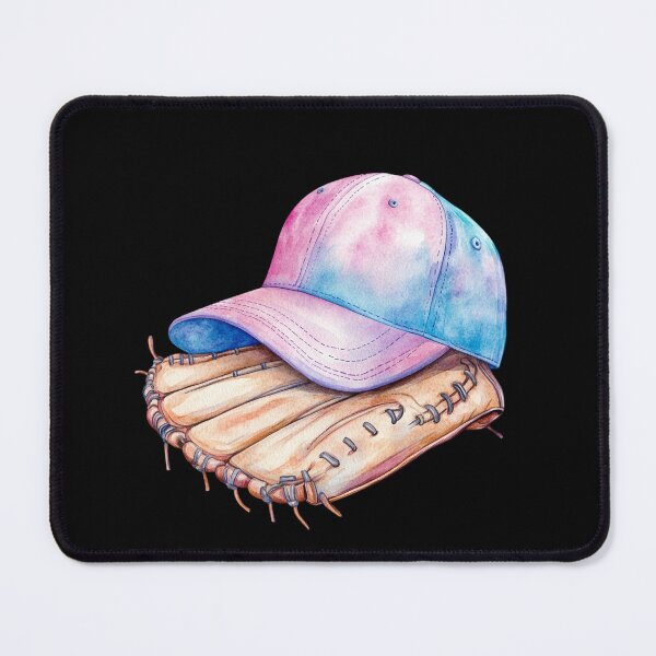Item preview, Colorful Cap on Baseball Glove designed and sold by rustonpoldoks.