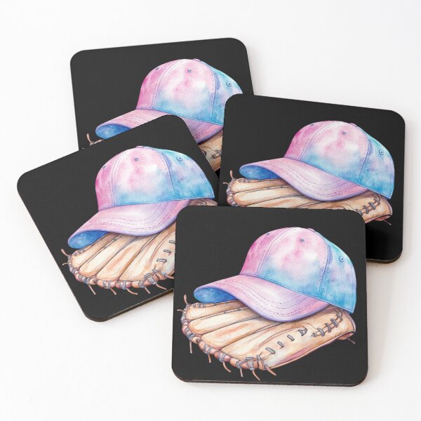 Item preview, Colorful Cap on Baseball Glove designed and sold by rustonpoldoks.