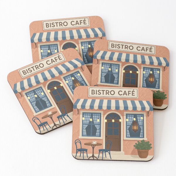 Item preview, Salmon Bistro Cafe designed and sold by lifeinspired4u.