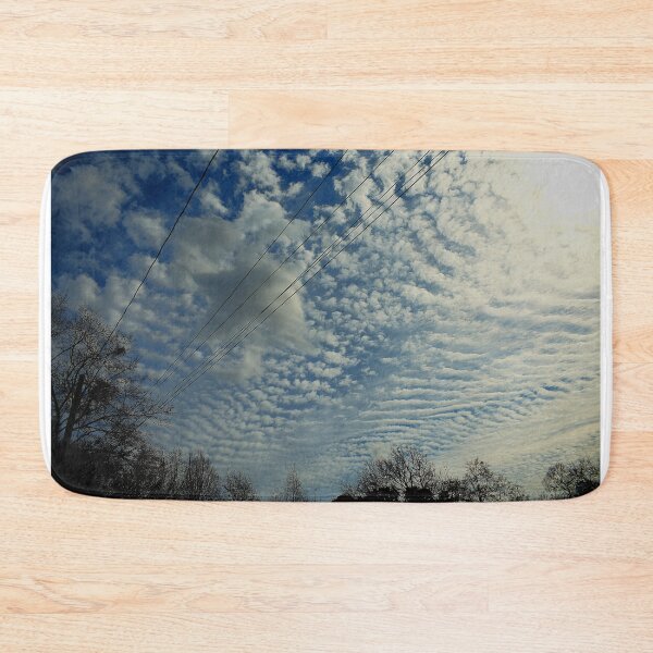 Item preview, Suburban Sky with Power Lines and Textured Clouds designed and sold by Where We Meet the Weather by Bethany Ouimette.
