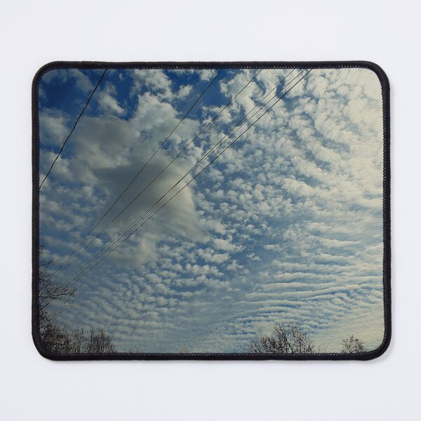 Item preview, Suburban Sky with Power Lines and Textured Clouds designed and sold by Where We Meet the Weather by Bethany Ouimette.