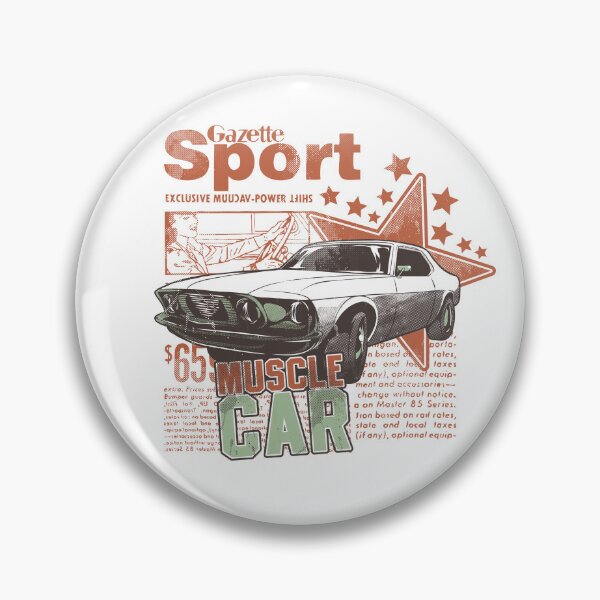 Item preview, Ford Mustang Muscle Car - Vintage Retro designed and sold by DGMaxShop.
