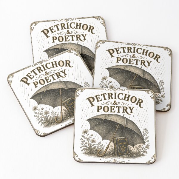 Item preview, Petrichor and Poetry Vintage Umbrella with Book designed and sold by BoosterShop.