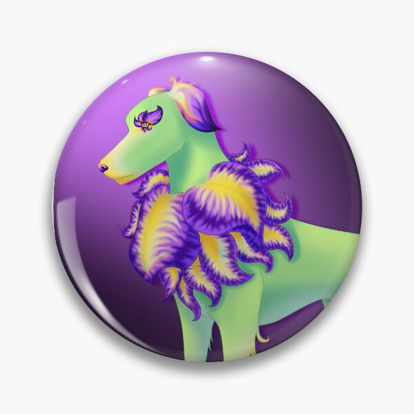 Item preview, Iris Hound - Fantasy Floral Hound designed and sold by Hikari Aki Arts.