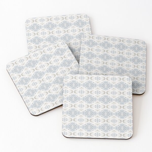 Item preview, Pale Blue & Cream Damask Pattern — Ornate Vintage Print designed and sold by FawnFeatherCo.